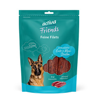 activa Friends Feine Filets aromatische Ente in Maxi-Streifen Snack für Hunde