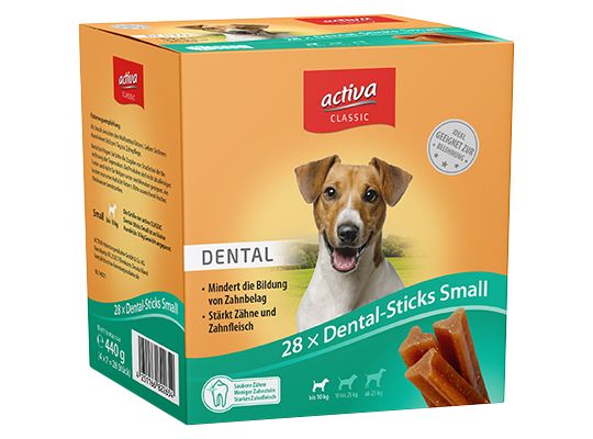 activa CLASSIC Snacks Hund Dental-Sticks Small