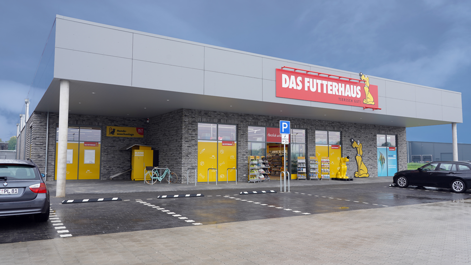 DAS FUTTERHAUS Ahrensburg-Beimoor Eingang