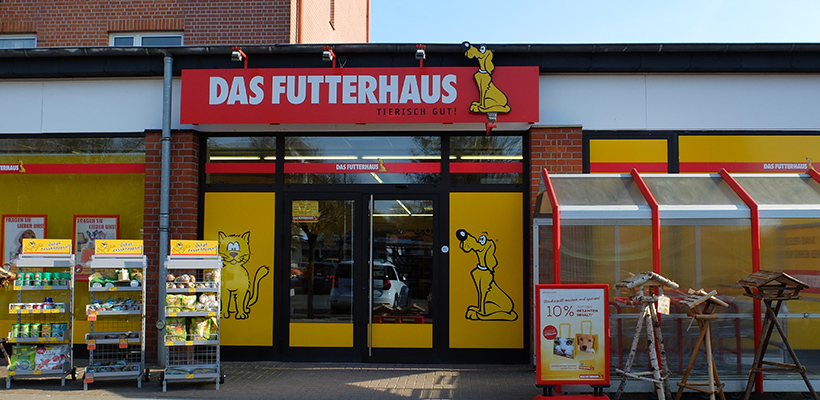 DAS FUTTERHAUS Ammersbek Eingang