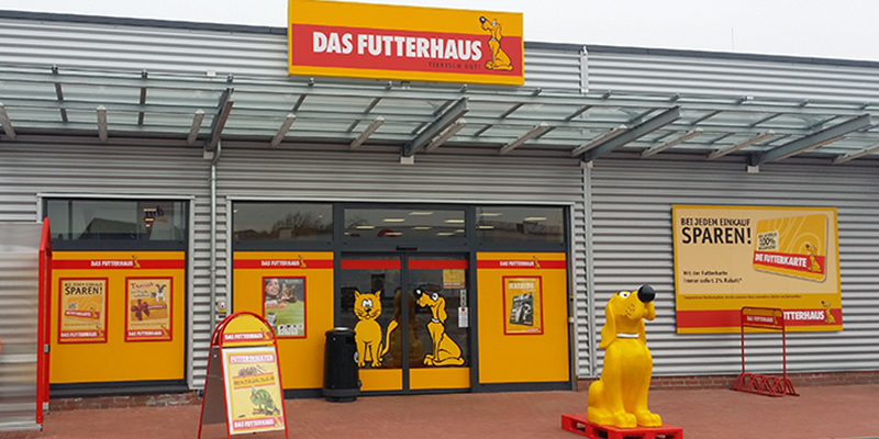 DAS FUTTERHAUS Anklam Eingang