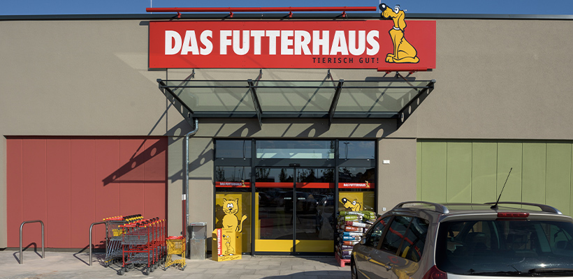 DAS FUTTERHAUS Bensheim Eingang