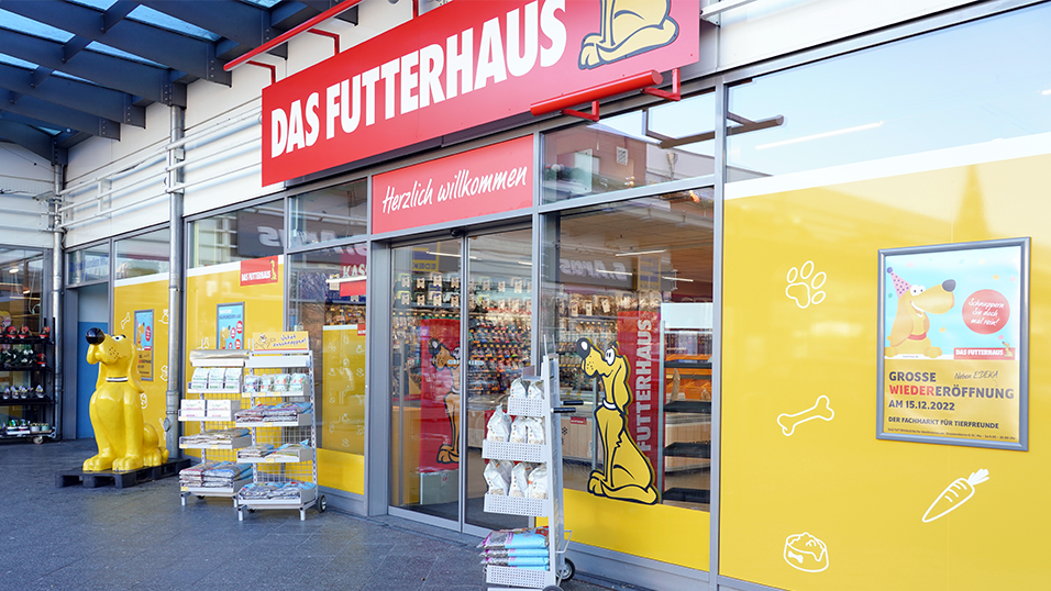 DAS FUTTERHAUS Berlin-Waidmannslust Eingang