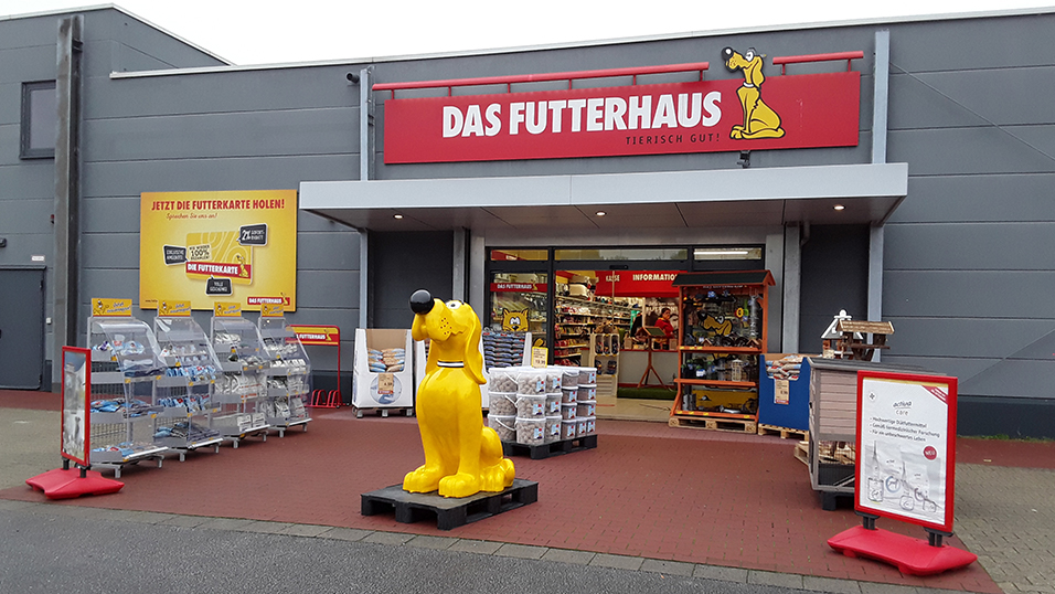 DAS FUTTERHAUS Borken Eingang