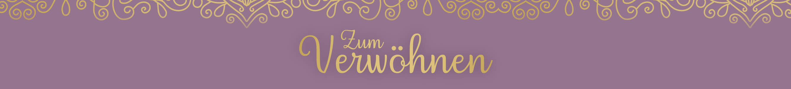 Zum Verwöhnen Shop Header