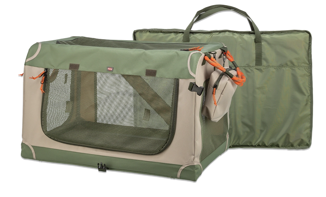 Neuheiten bei DAS FUTTERHAUS: Hundebox Comfy zusammenfaltbar und platzsparend