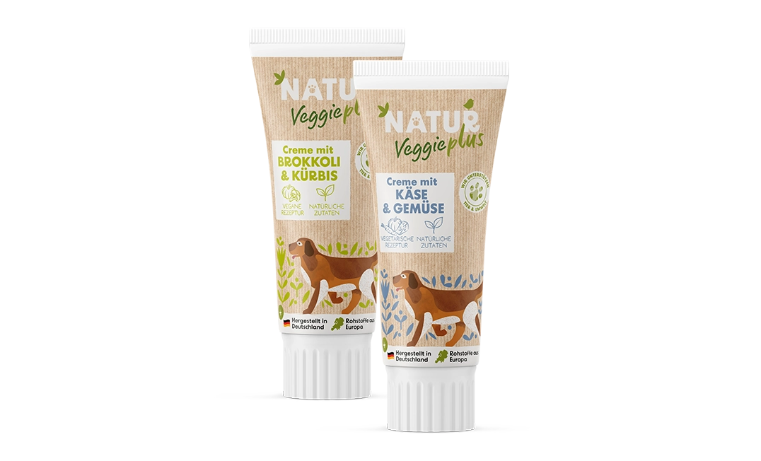 Neuheiten: 2 Sorten NATURplus Cremes für Hunde